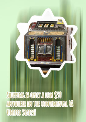 Vintage slot machine stands 4 sale